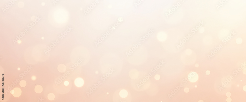 Abstract Bokeh Background with Soft Peach Hues Abstract Bokeh Background with Soft Peach Hues