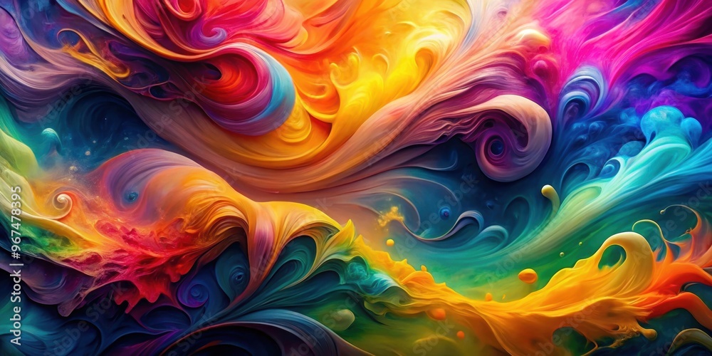 Abstract background of colorful paint swirls, vibrant, artistic, abstract, rainbow, multicolored, vibrant, artistic, backdrop Abstract background of colorful paint swirls, vibrant, artistic, abstract, rainbow, multicolored, vibrant, artistic, backdrop