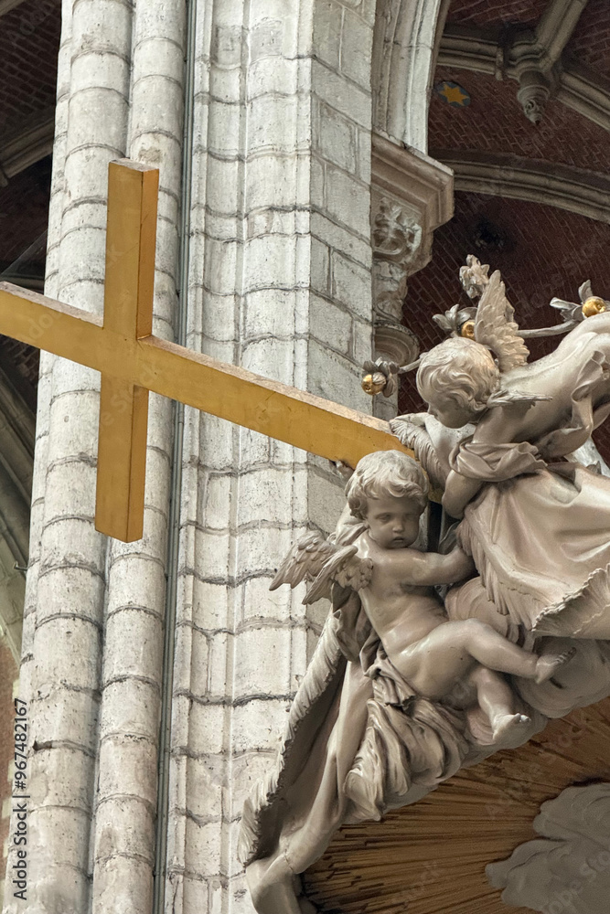 Obraz premium The city of Ghent in Belgium