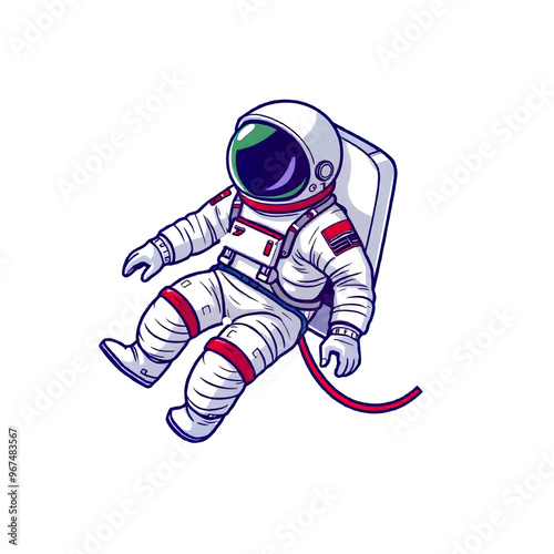 PNG astronaut isolated on transparent background