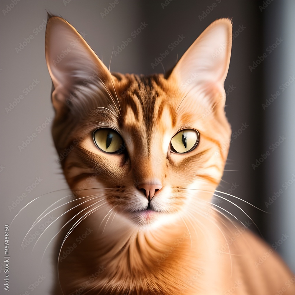 portrait of an abyssinian cat portrait of an abyssinian cat
