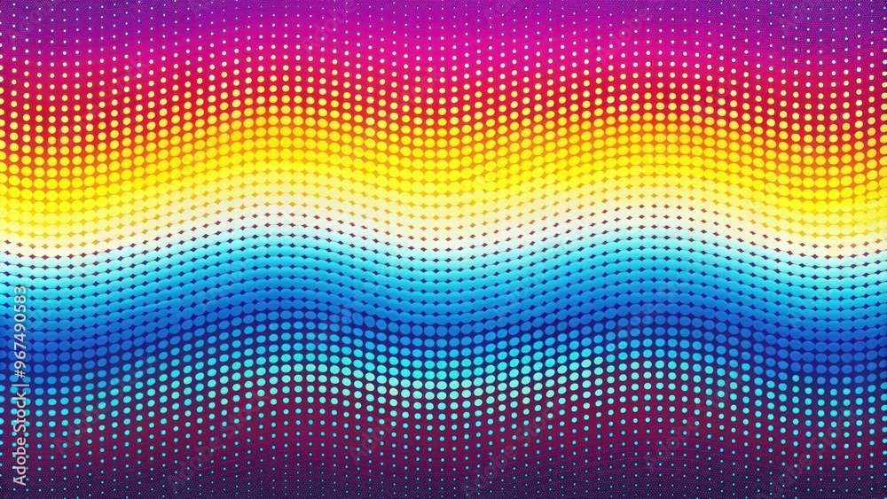 Colorful halftone pattern with a wavy gradient, halftone, pattern, gradient, colorful, abstract, design, background, texture Colorful halftone pattern with a wavy gradient, halftone, pattern, gradient, colorful, abstract, design, background, texture
