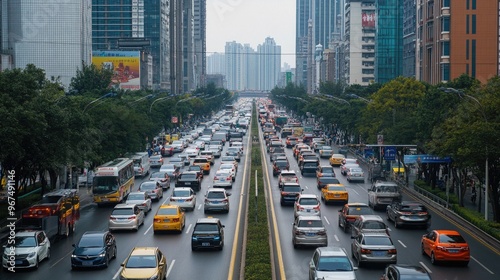 the urban traffic at shenzhen city