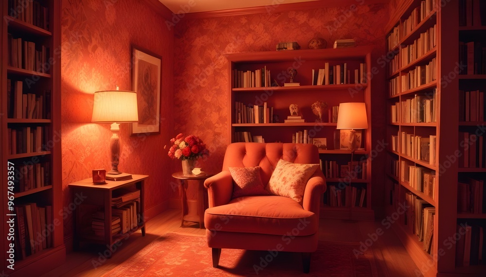 Photo interior modern design room 3d illustration; Photo interior modern design room 3d illustration;