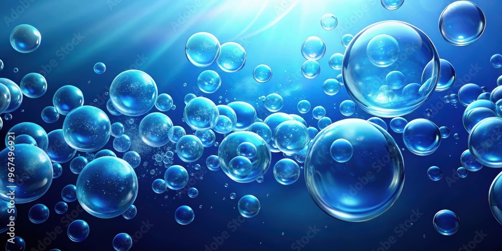 Abstract blue background with floating bubbles, abstract, blue, background, bubbles, floating, vibrant, colors, design, pattern Abstract blue background with floating bubbles, abstract, blue, background, bubbles, floating, vibrant, colors, design, pattern