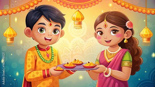 Bhai Dooj Special Illustration photo