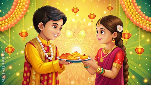 Bhai Dooj Special Illustration photo