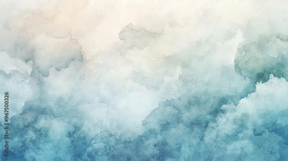 Beautiful watercolor clouds in soft hues of blue and white, perfect for backgrounds and artistic projects. Beautiful watercolor clouds in soft hues of blue and white, perfect for backgrounds and artistic projects.