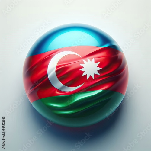 Azerbaijan flag photo