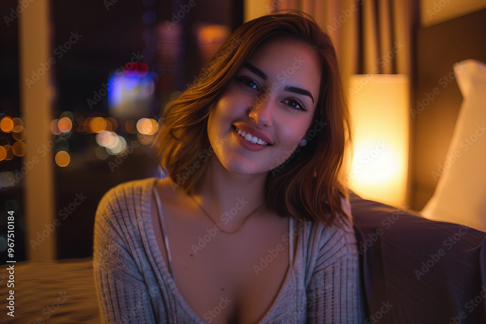 Person living in a luxury hotel generative AI Person living in a luxury hotel generative AI