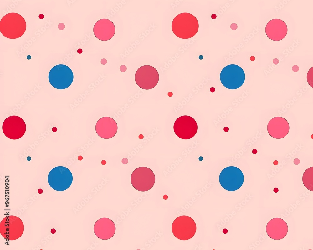 polka dots on a pink background polka dots on a pink background