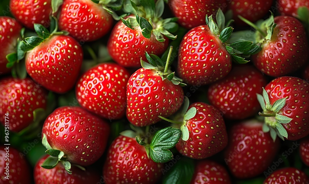 Fresh strawberries close-up on a background in high resolution quality ideal for advertising, packaging design and commercial use Fresh strawberries close-up on a background in high resolution quality ideal for advertising, packaging design and commercial use