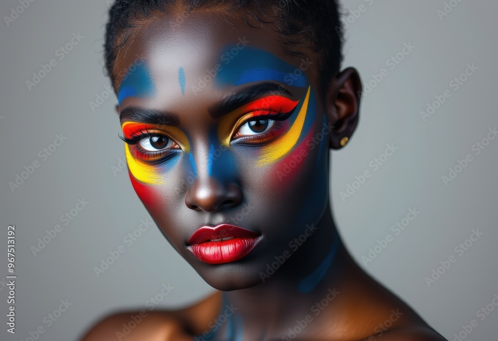 portrait of a woman with makeup portrait of a woman with makeup