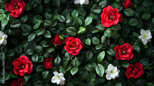 Beautiful red roses blooming in the rose garden , Blossom rose, nature backdrop background, beautiful fresh red garden rose flowers , Blooming bush rose