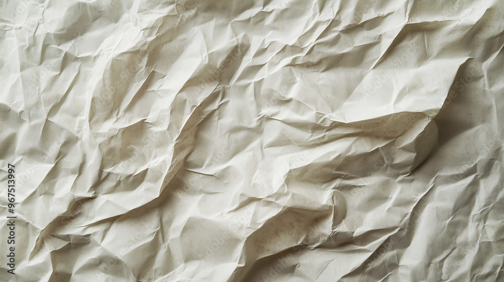 Crumpled Beige Paper Texture Crumpled Beige Paper Texture