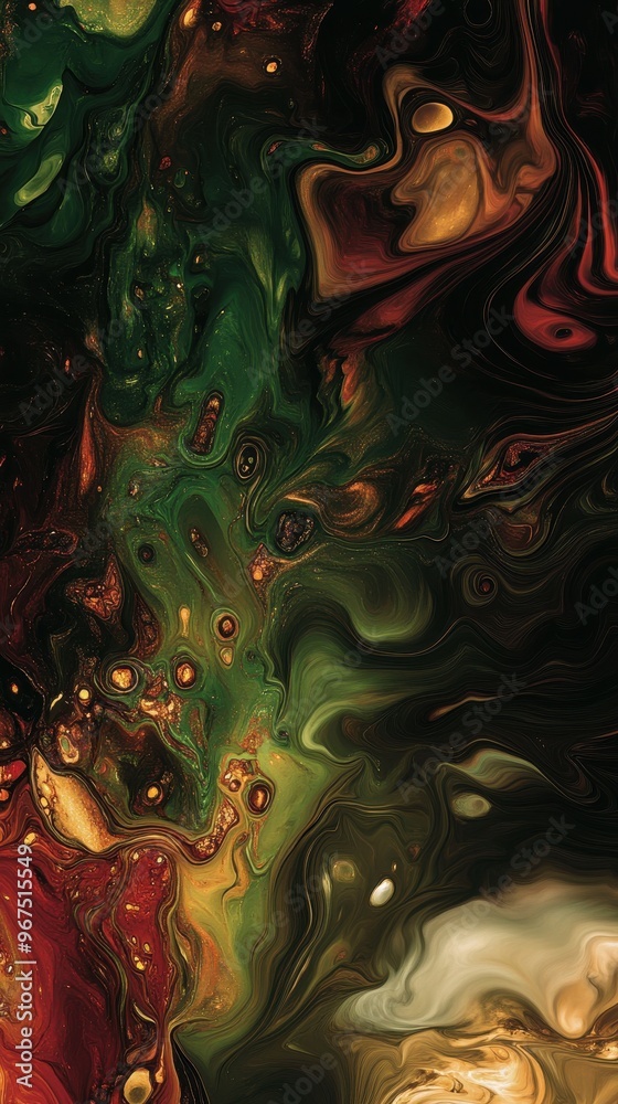 A vibrant fusion of dark muted colors swirls together, creating an abstract melting pattern that captivates the eye A vibrant fusion of dark muted colors swirls together, creating an abstract melting pattern that captivates the eye