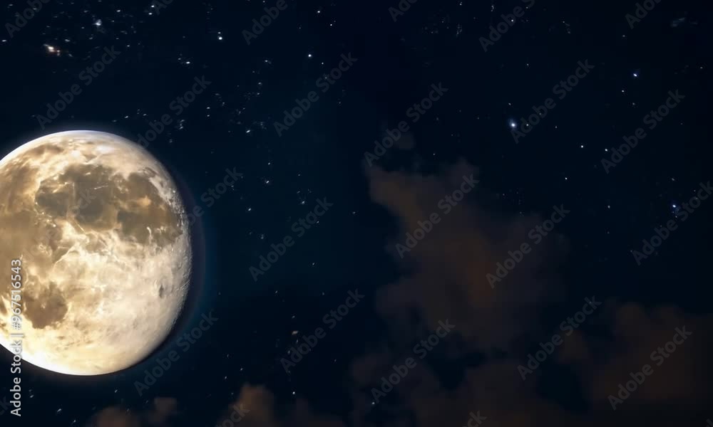 A time-lapse of a celestial event such as an eclipse or planetary alignment from space A time-lapse of a celestial event such as an eclipse or planetary alignment from space