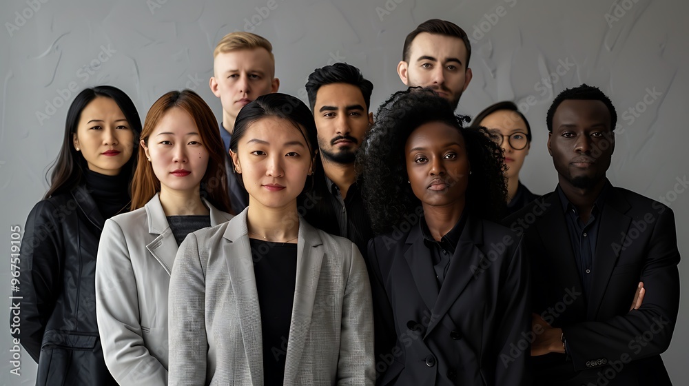 Multicultural Team of Businesspeople in an Innovation Lab, Portrait Shot, Diversity Theme, Team, Innovation Lab Multicultural Team of Businesspeople in an Innovation Lab, Portrait Shot, Diversity Theme, Team, Innovation Lab