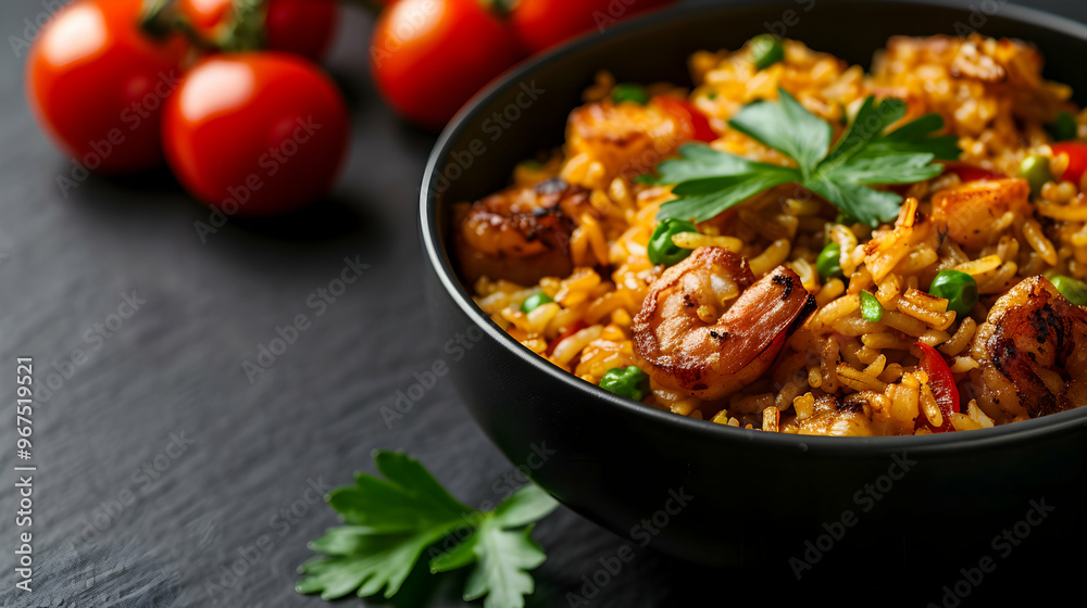 Fototapeta premium Seafood Paella