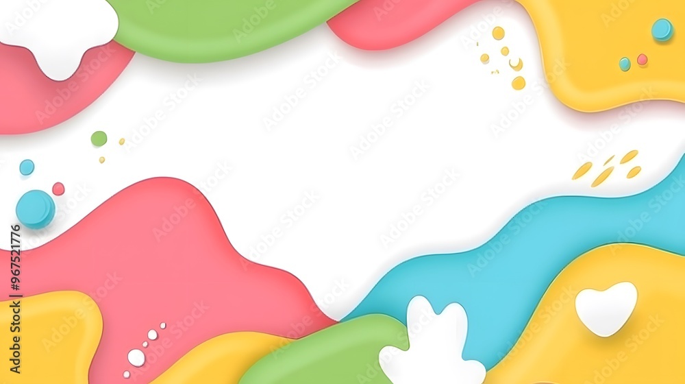 Abstract Colorful Fluid Shapes Background Design Abstract Colorful Fluid Shapes Background Design