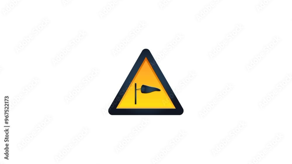 Wind sign, winds animated icon Wind sign, winds animated icon