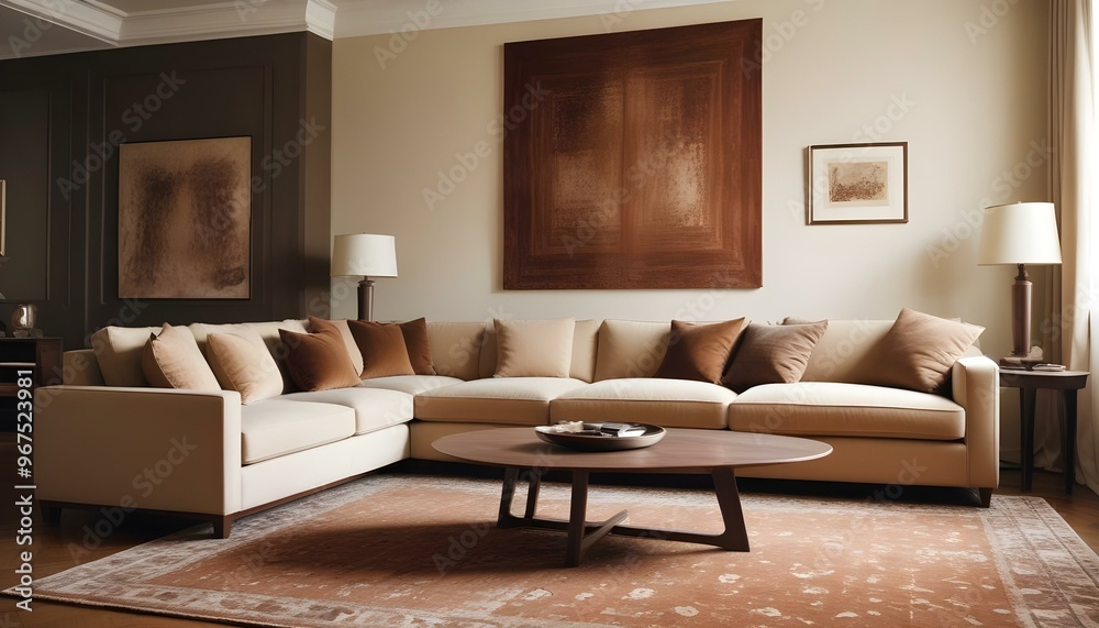 Photo interior modern design room 3d illustration; Photo interior modern design room 3d illustration;