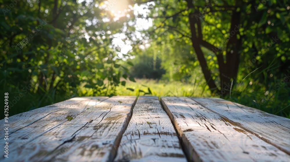 The Wooden Path in Nature The Wooden Path in Nature