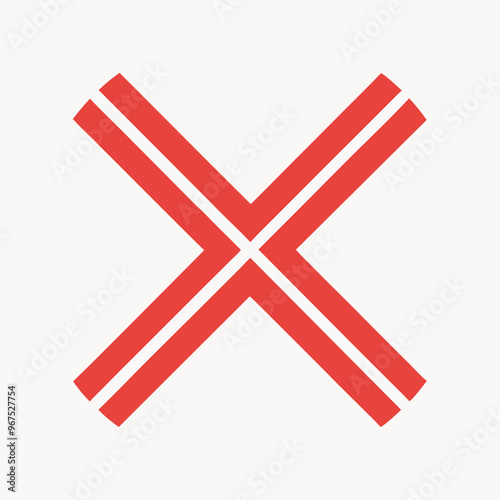 Cross Sign cancel logo png vector Illustration