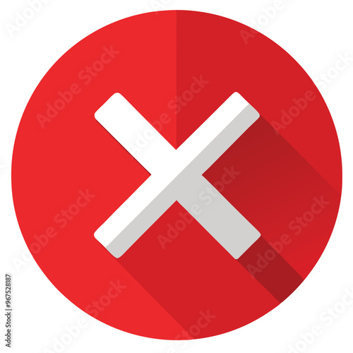 Cross Sign cancel logo png vector Illustration