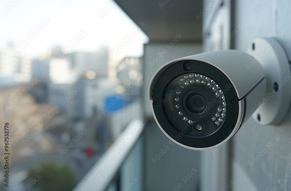 security camera on a door security camera on a door