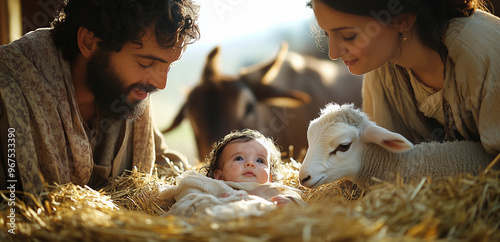 Birth of Jesus in Manger