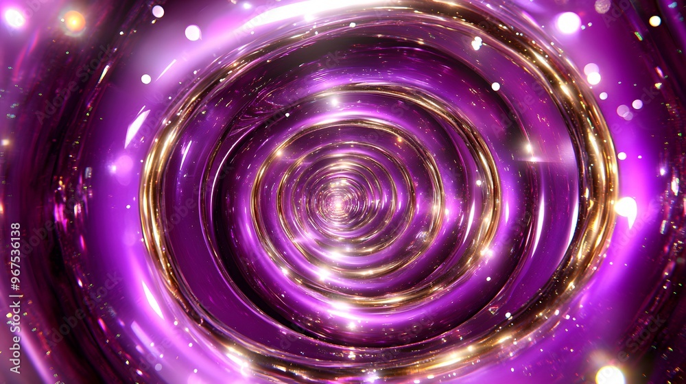 Abstract Purple Swirling Light Tunnel Background Abstract Purple Swirling Light Tunnel Background