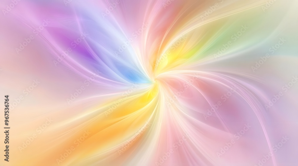 Abstract Rainbow Swirl Background Pastel Colors Light Soft Smooth Glowing Abstract Rainbow Swirl Background Pastel Colors Light Soft Smooth Glowing