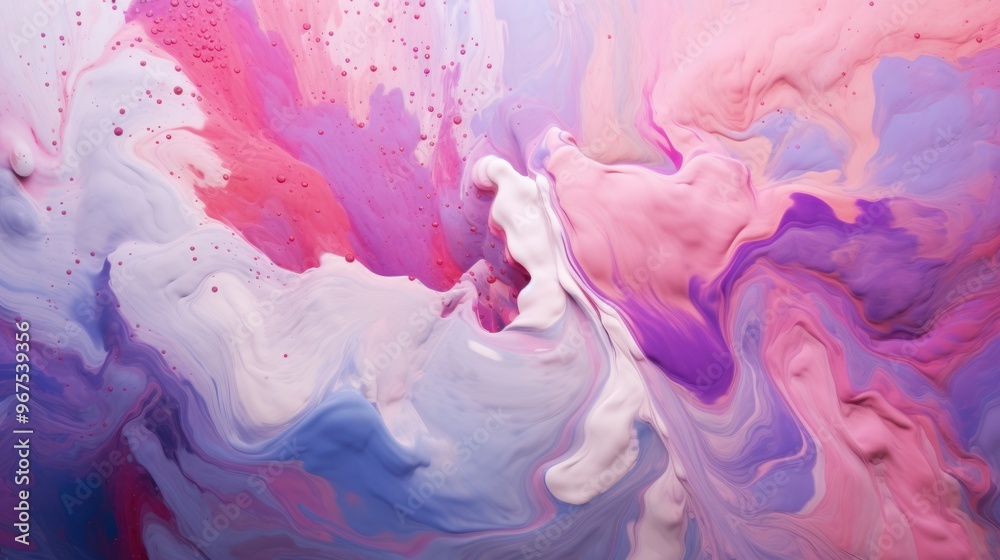 Abstract Swirling Colors