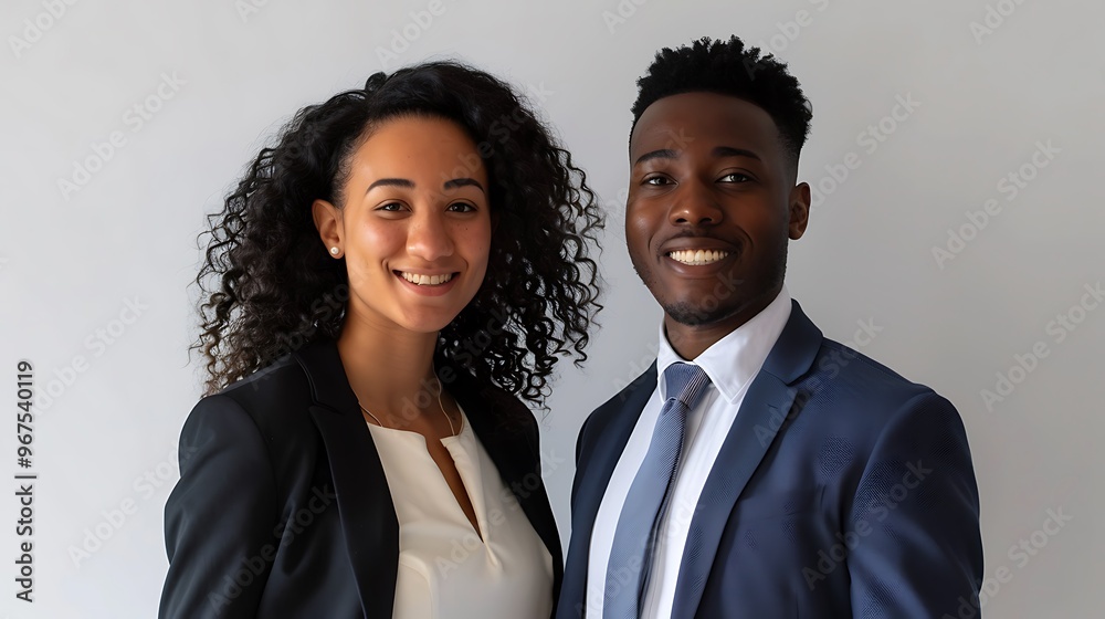 Portrait of Cheerful Multi Ethnic Business Portrait of Cheerful Multi Ethnic Business