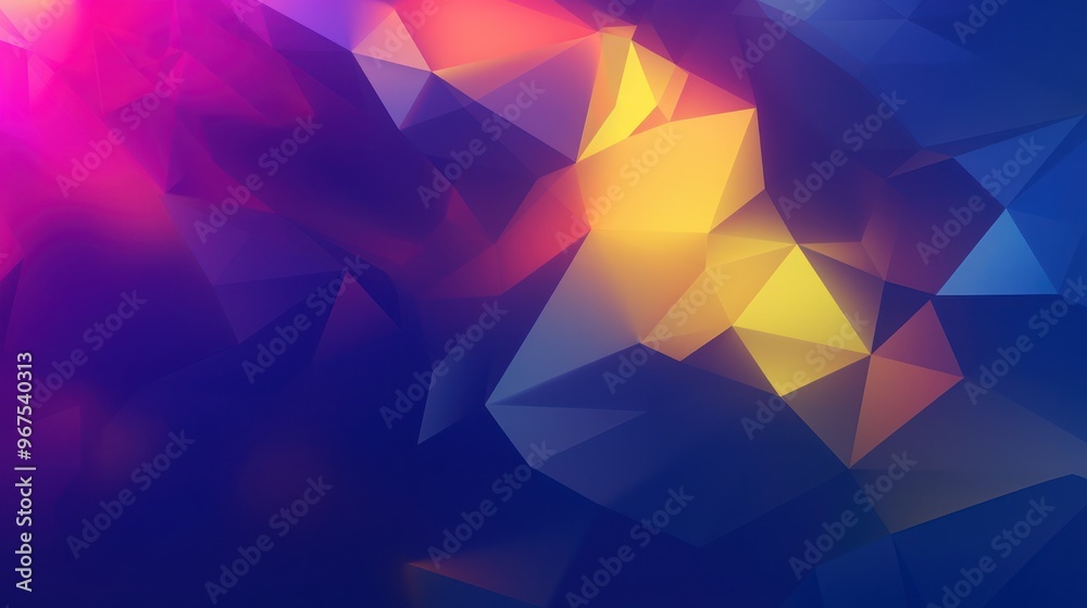 Abstract Geometric Pattern in Vibrant Hues Abstract Geometric Pattern in Vibrant Hues