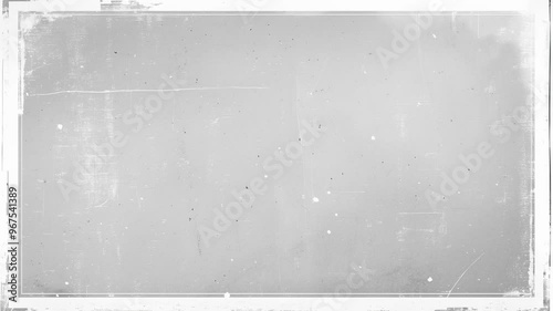 Blank film frame overlay with dust and scratches. Grunge background.