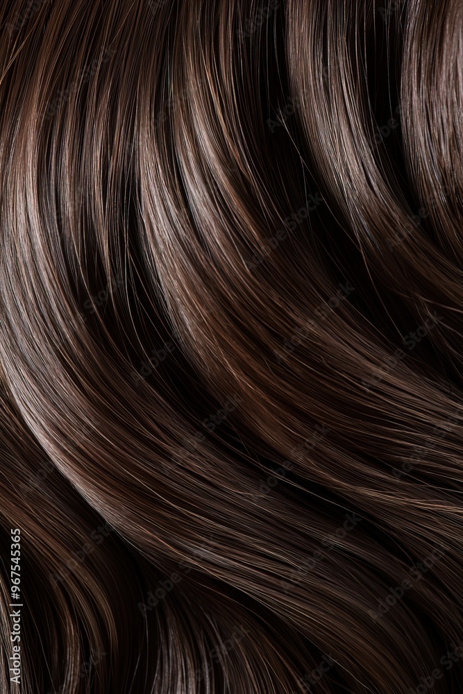 vertical image closeup texture of brown smooth long healthy hair vertical image closeup texture of brown smooth long healthy hair