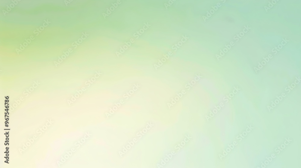 Pale Green Gradient Background with Smooth Transitions, Plain Background, Copy Space, Gradient Background