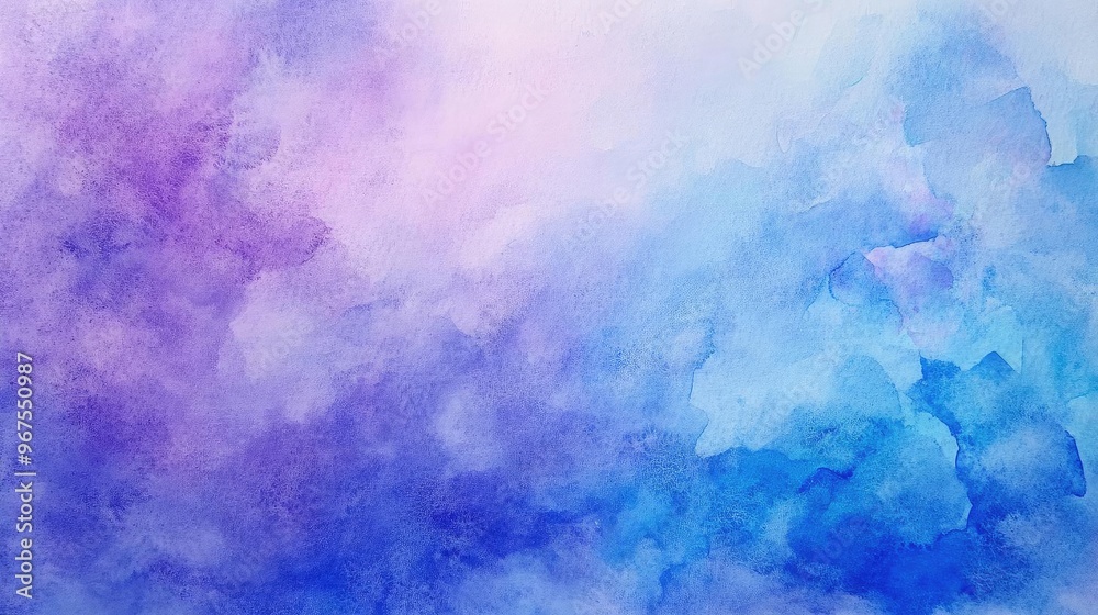 Beautiful abstract watercolor background featuring soft hues of blue and purple, perfect for calming designs and artistic projects. Beautiful abstract watercolor background featuring soft hues of blue and purple, perfect for calming designs and artistic projects.
