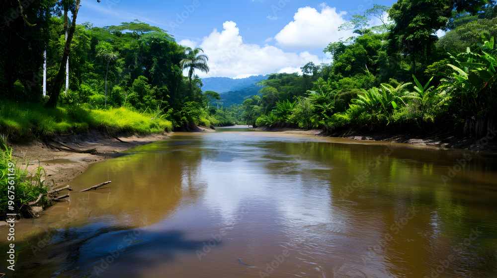 river in the forest