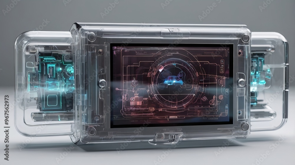 futuristic device with human integration ai gen futuristic device with human integration ai gen