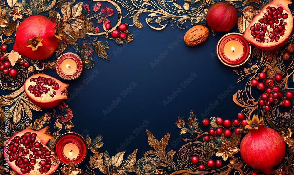 Festive Yalda Frame Festive Yalda Frame