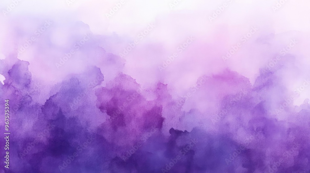 Fototapeta premium A beautiful blend of purple watercolor textures, perfect for backgrounds, designs, and artistic projects.