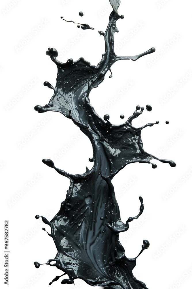 Black Paint Splash isolated on png background. Black Paint Splash isolated on png background.