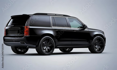 Black SUV with Glossy Finish