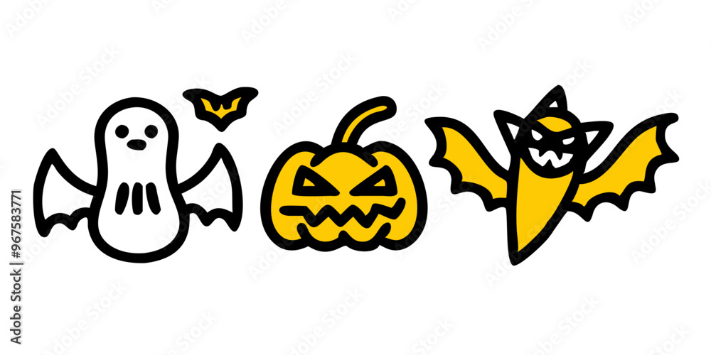 Spooky Doodle Line Art Icons Set, Fun and Eerie Illustrations
Spooky Doodle Line Art Icons Set, Fun and Eerie Illustrations
