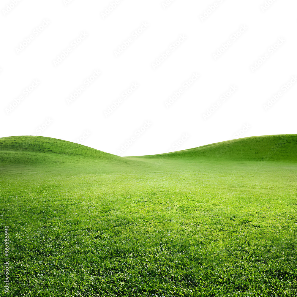 Obraz premium Realistic grassfield landscape outdoors nature