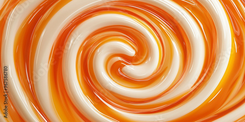 Close-up of twist candy surface showing spiraled texture in natural light, food illustration