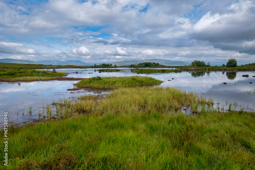 Obraz na płótnie Rannoch Moor in Scotland w salonie